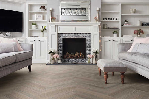 Karndean Art Select Bellota Oak Gluedown Herringbone Luxury Vinyl SM-RL27