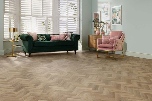 Polyflor Colonia PUR Bloomfield Oak Small Parquet Gluedown LVT 4642