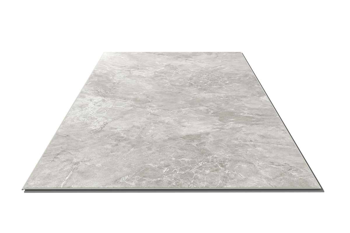 Flooring Supplies Rigid Core Pre-Grout Vinyl Grey Tile Built-in Underlay LT-3226