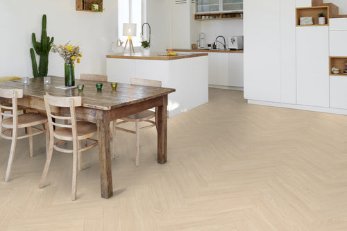 Gerflor Virtuo 55 Acoustic Blomma Cream Herringbone Click Luxury Vinyl 39041463