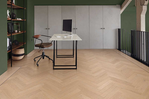 Karndean Art Select Golden Artisan Oak Gluedown Herringbone Luxury Vinyl SM-RL31