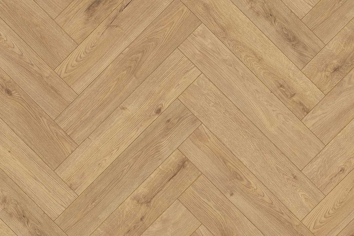 Krono Original Herringbone 8 Sundance Oak Effect Laminate LAM-SEHB-8-727