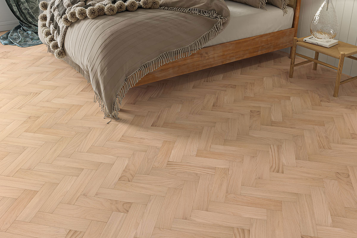 Natura Oak Aubrey Herringbone Engineered Wood Smooth UV Oiled ENG-NTHB-10-3362