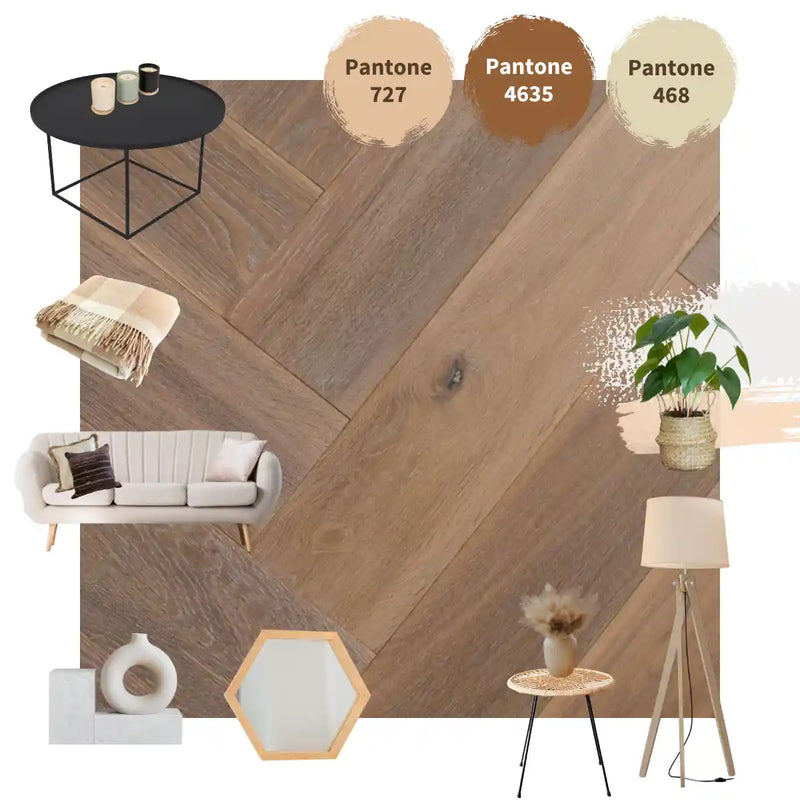 Neutral Modern Lounge Moodboard