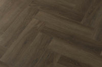Flooring Supplies Rigid Core Click Vinyl Flooring Espresso Oak Herringbone VIN-CLIC-FHB-6100