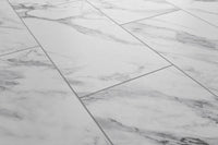 Flooring Supplies Rigid Core Pre-Grout Click Vinyl Flooring White Marble Tile XT-3860