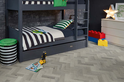 Polyflor Colonia PUR Wisteria Oak Small Parquet Gluedown LVT 4641