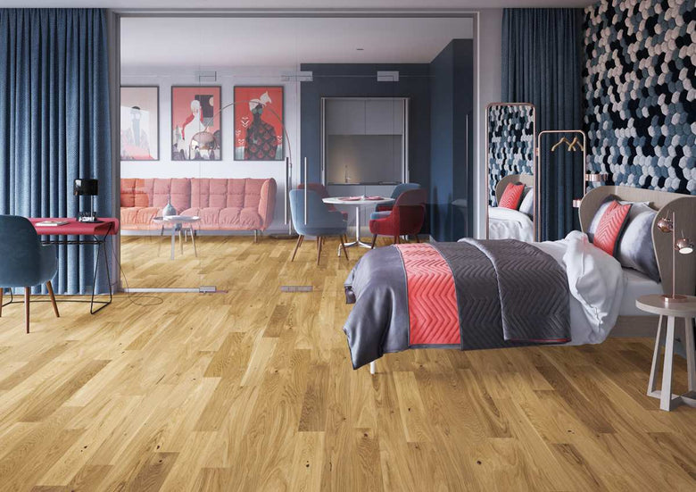 barlinek oak mount brooks engineered wood flooring room
