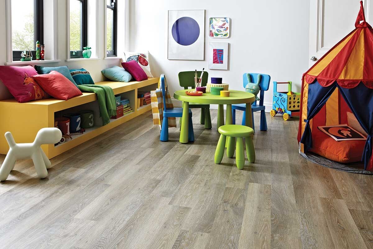 Karndean Knight Tile Lime Washed Oak Rigid Core LVT SCB-KP99-6