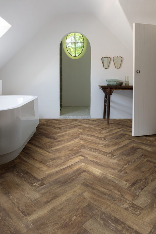 Moduleo LayRed Country Oak 54875 Click Herringbone Vinyl 400089701