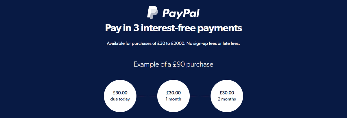 paypal in 3 purchase desktop