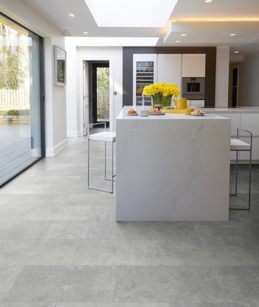 Polyflor Camaro RigidCore Tribeca Cement Luxury Vinyl Tile 4151