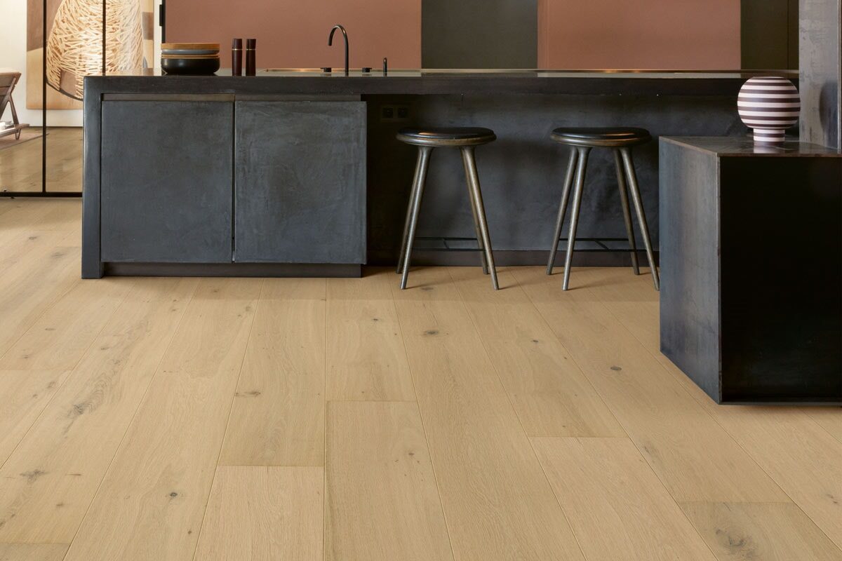 Quick-Step Cala Pearl White Oak Extra Matt Waterproof Wood Flooring Cal7448