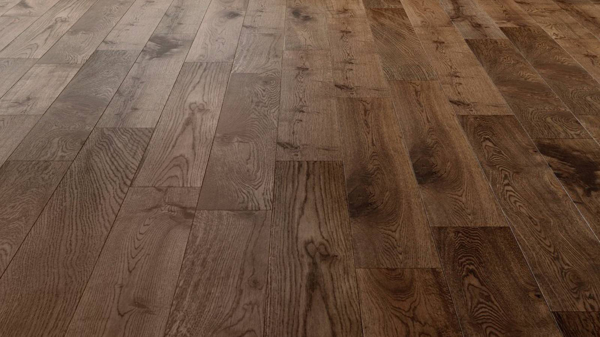 Natura European Oak Fumed Antique Solid Wood Matt Lacquer CLEOAKFUM150