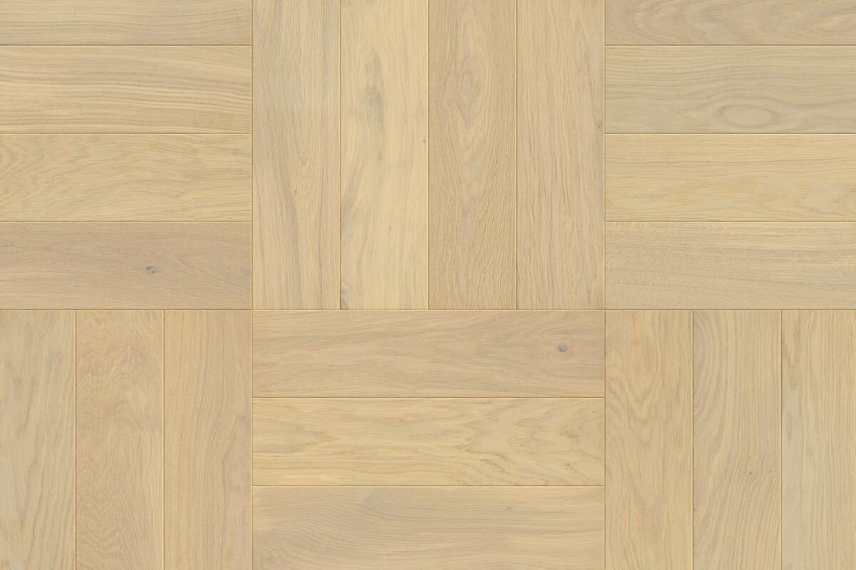 Quickstep Disegno Creamy Oak Herringbone Engineered Flooring DIS4856S