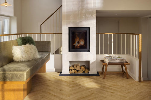 Moduleo LayRed 63840 Herringbone Wistman Oak Flooring Built-in Underlay MODLR41145HB