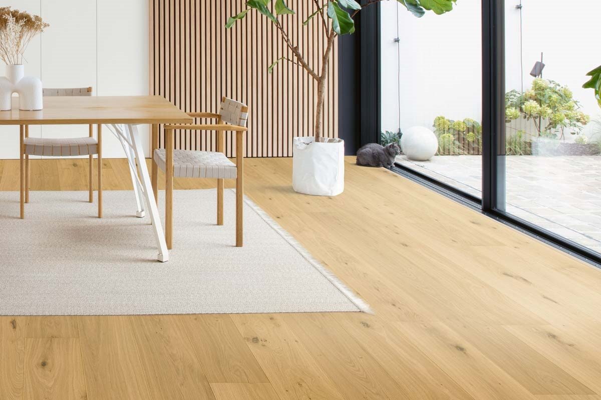 Quick-Step Cala Pure Oak Extra Matt Waterproof Wood Flooring Cal5611