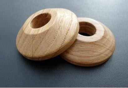 Natura Solid Oak 15mm Pipe Covers (Pair) 9927OAK