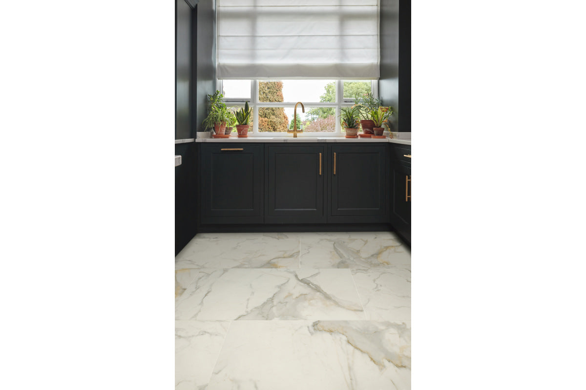 Karndean Art Select Calacatta d'Oro Gluedown Luxury Vinyl Tile LM33