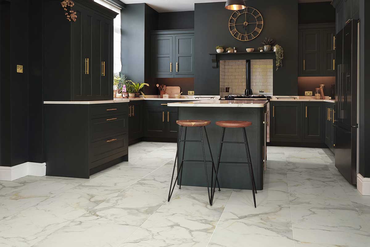 Karndean Art Select Calacatta d'Oro Gluedown Luxury Vinyl Tile LM33