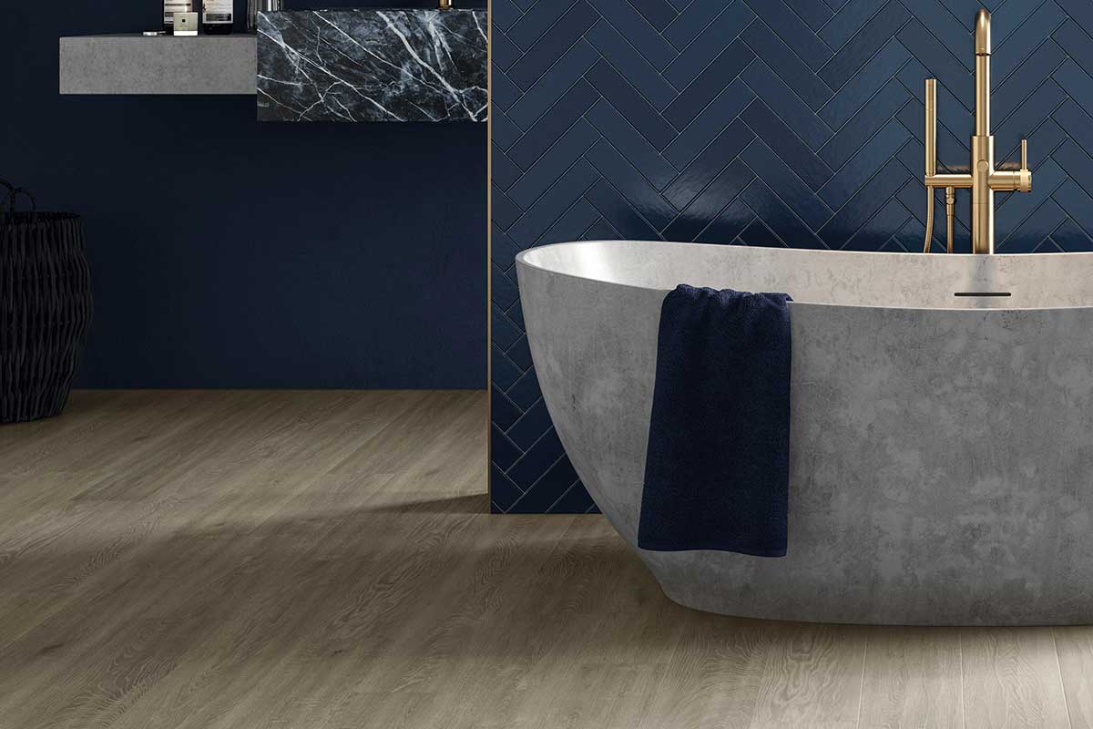 Karndean Art Select Canvas Oak Gluedown Plank Luxury Vinyl RL34