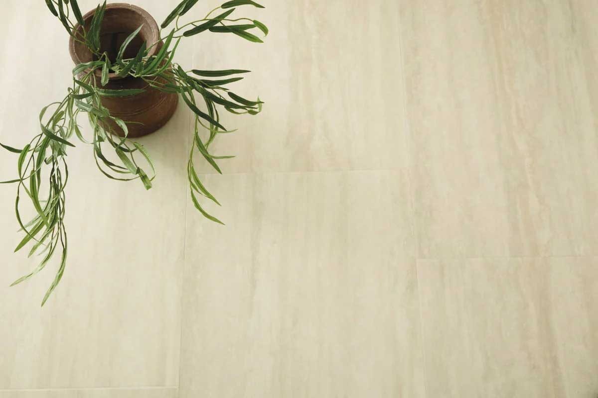 Karndean Art Select Champagne Travertino Gluedown Luxury Vinyl Tile LM38