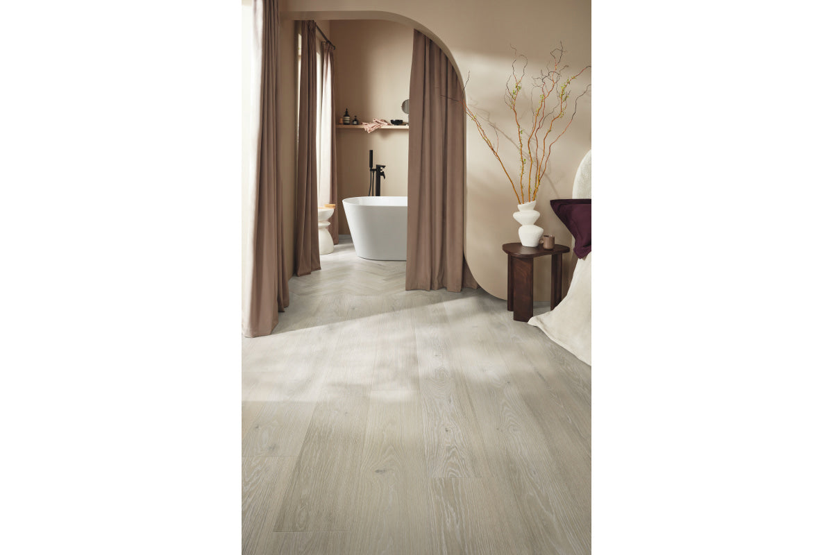 Karndean Art Select Clay Artisan Oak Gluedown Herringbone Luxury Vinyl SM-RL29