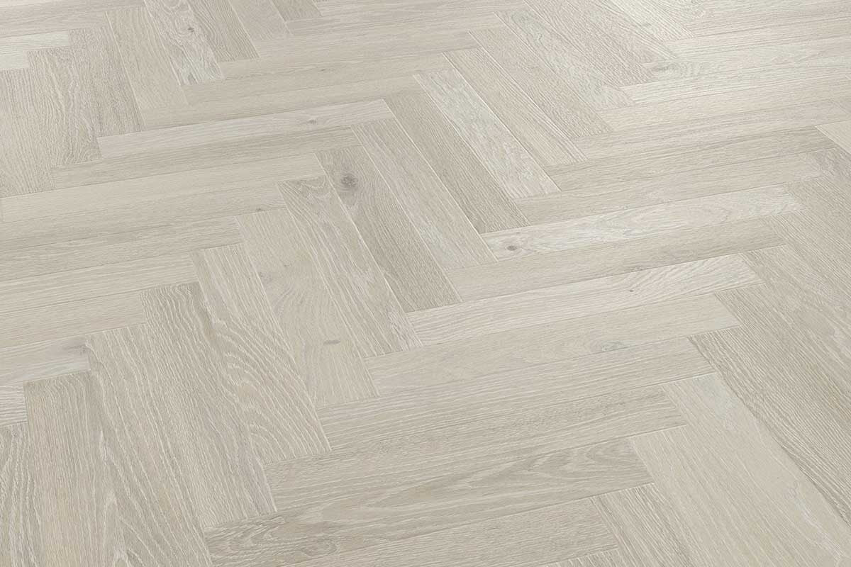 Karndean Art Select Clay Artisan Oak Gluedown Herringbone Luxury Vinyl SM-RL29