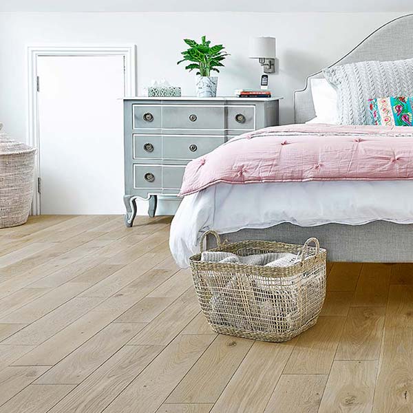 Natura 18mm x 150mm Pearl Rustic Solid Wood Brushed & Lacquered SRW-NT-18-503