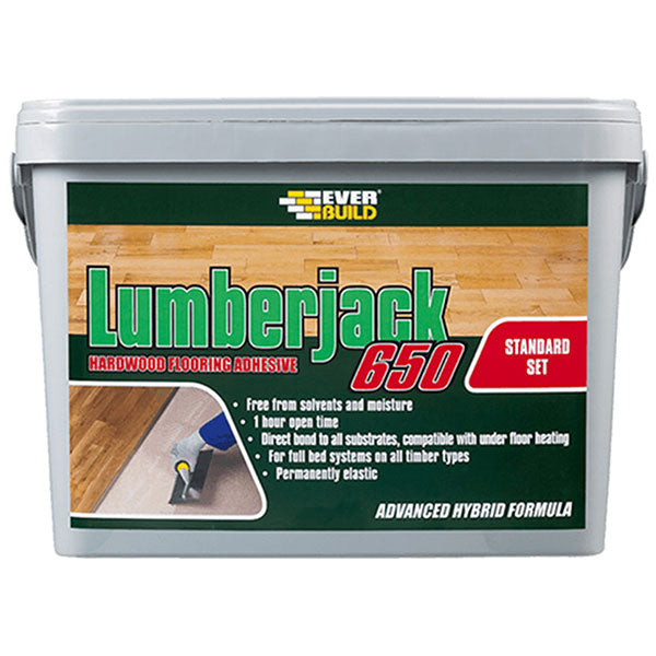 Lumberjack 650 Wood Flooring Adhesive 14KG 15m2 LJACK65014