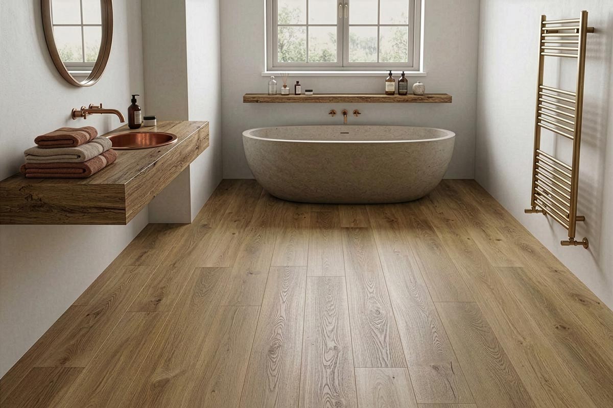 Flooring Supplies Rigid Core Click Vinyl Flooring Classic Oak Plank