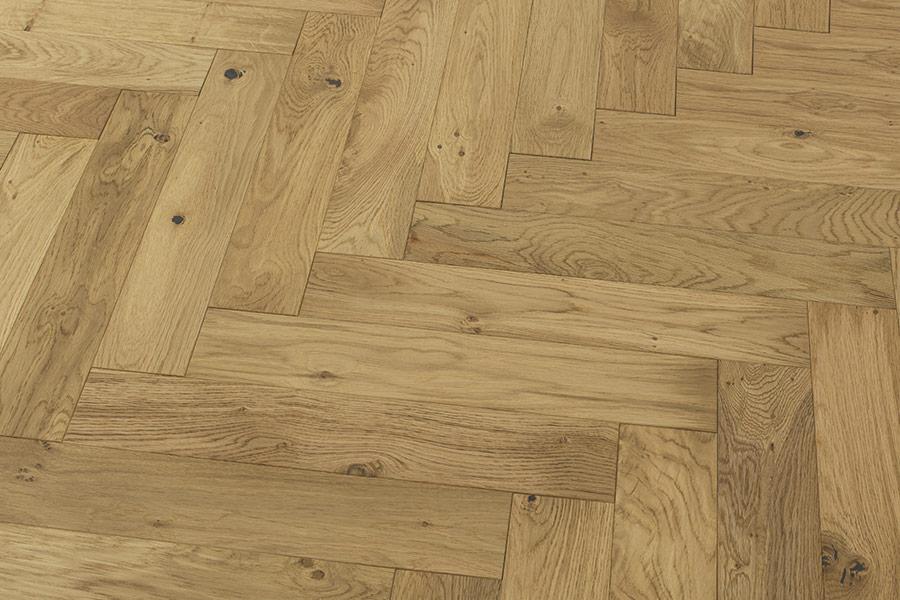 Natura Engineered Herringbone Natural Lacquered ENG-NTHB-20-3367