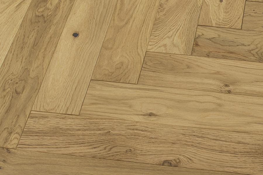 Natura Engineered Herringbone Natural Lacquered ENG-NTHB-20-3367
