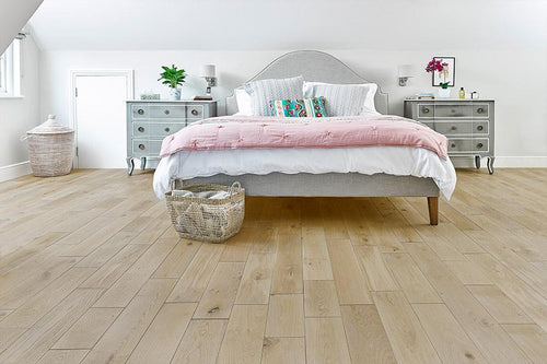 Natura 18mm x 150mm Pearl Rustic Solid Wood Brushed & Lacquered SRW-NT-18-503
