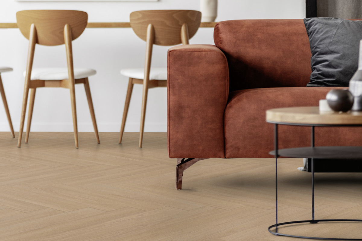 Gerflor Virtuo 55 Acoustic Blomma Natural Herringbone Click Luxury Vinyl 39041465