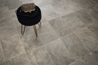 Karndean Knight Tile Grey Riven Slate Rigid Core Luxury Vinyl Tile SCB-ST16-18