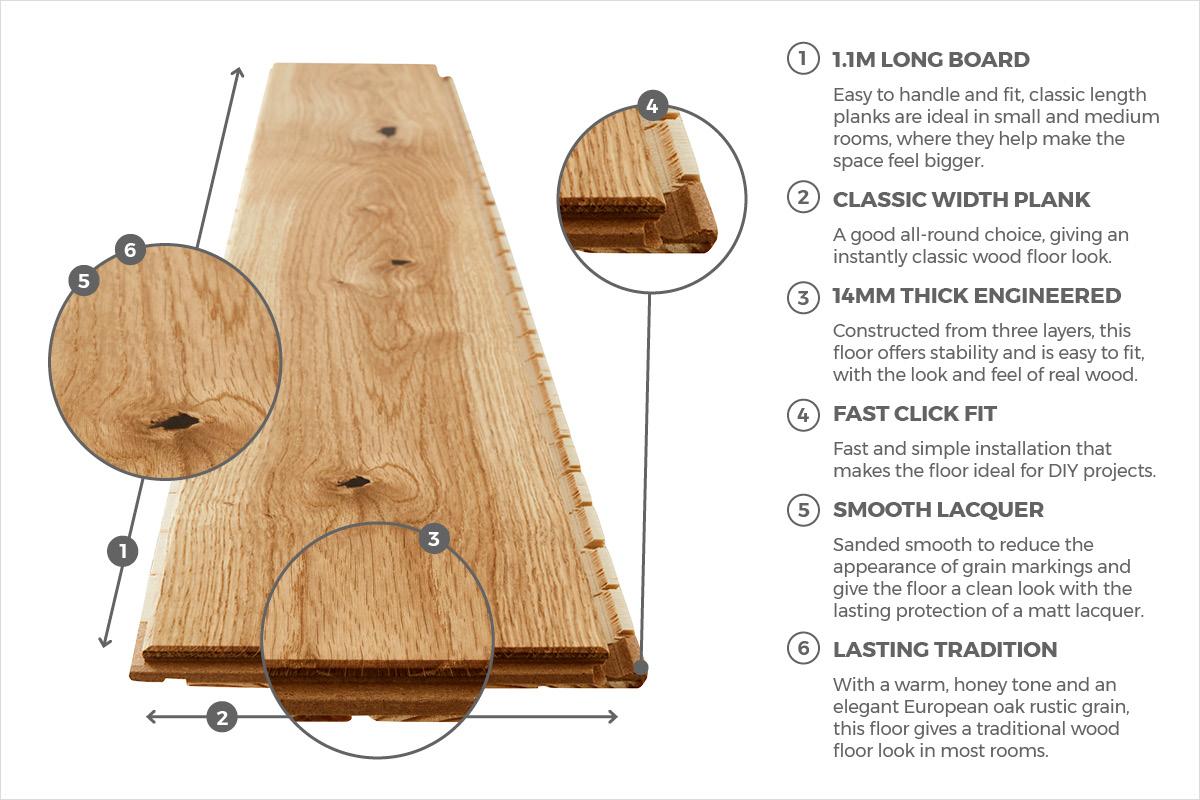 Natura Oak Wexford Engineered Wood Natural Lacquer BK8-DBE1-LAK-XXF-K14130-U