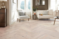 Natura Oak Pearl Herringbone Engineered Wood Lacquered RW-NTHB-14-218