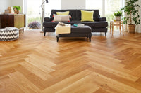 Natura Oak Honey Herringbone Engineered Wood Lacquered RW-NTHB-14-217