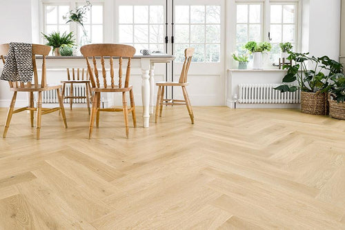Natura 14mm x 130mm European Select Oak Grissini Herringbone Lacquered BJ8-DBE1-L05-BCR-A14130-F / BLC-DBE1-L05-BCR-A14130-F