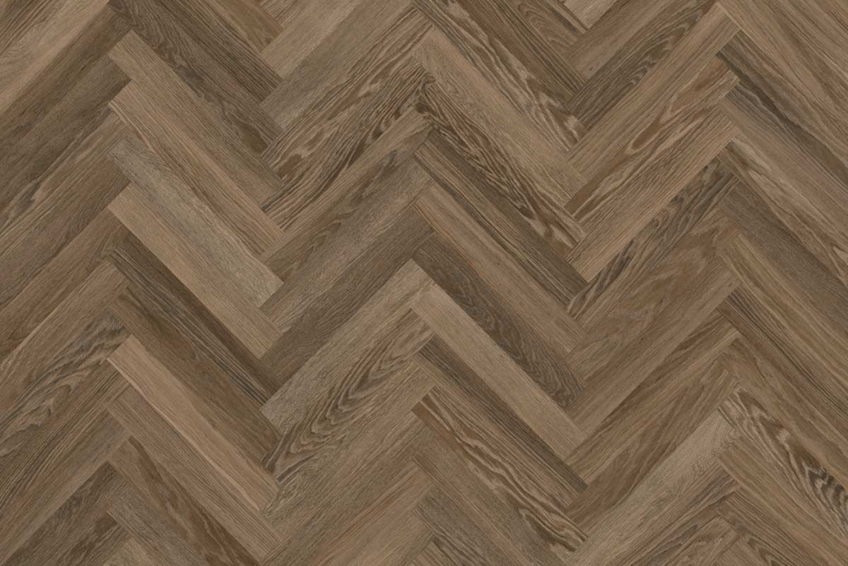 Karndean Knight Tile Cocoa Limed Oak Gluedown Herringbone SM-KP165