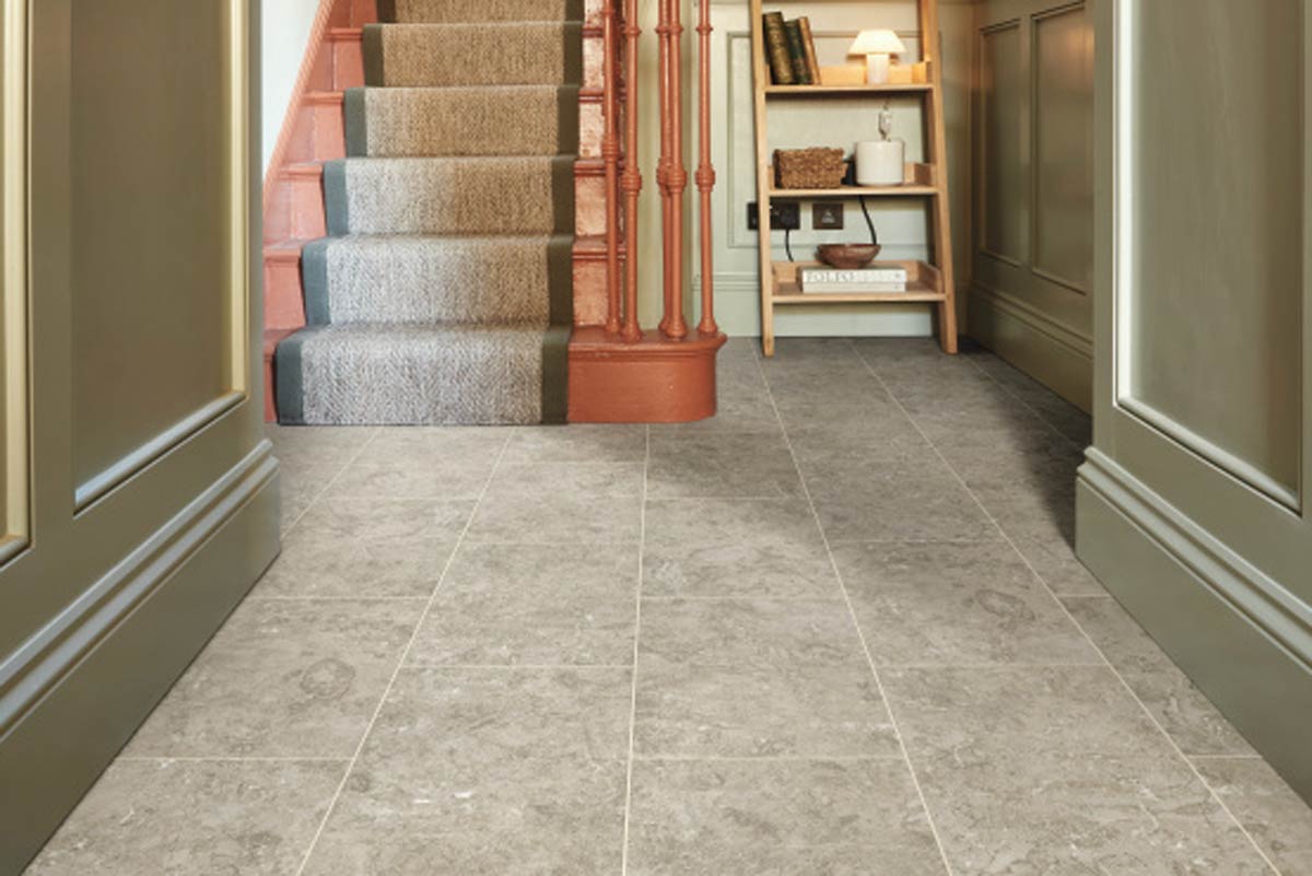 Karndean Knight Tile  Lunar Limestone Gluedown LVT ST32