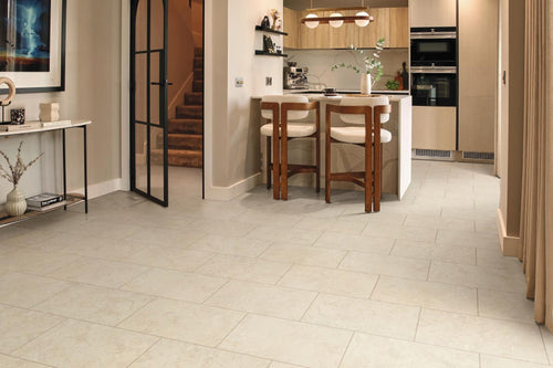 Karndean Knight Tile Natural Limestone Gluedown LVT ST33