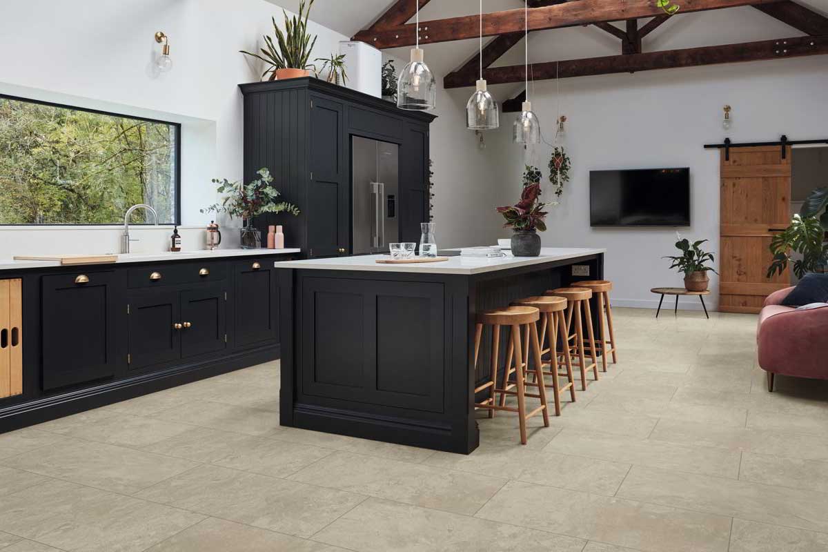 Karndean Van Gogh Tortora Breccia Marble Gluedown Luxury Vinyl Tile VGT3018