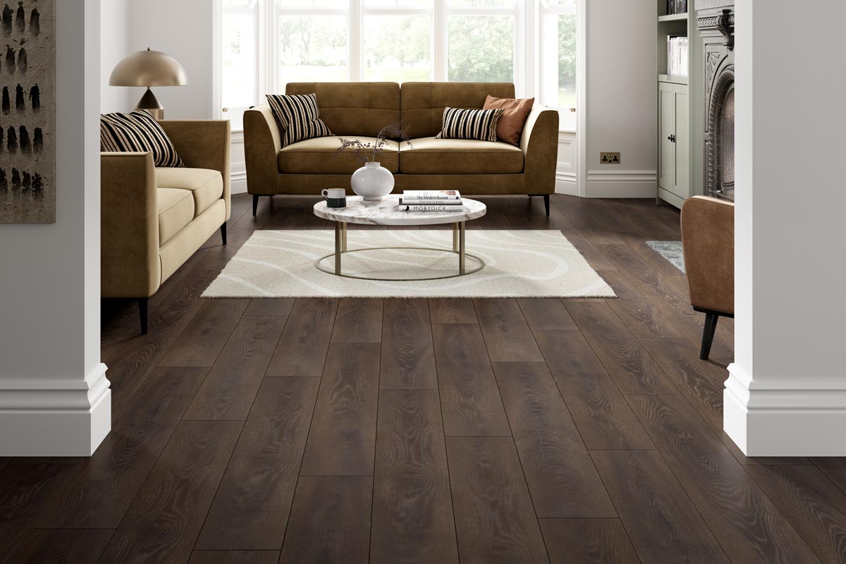Krono Atlantic Espresso Carpenter Oak 10mm Laminate EX 10ATK479PP