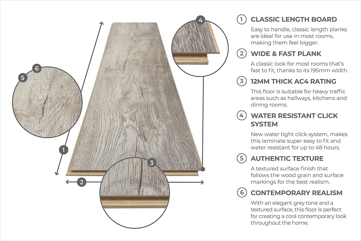 Krono Art Dartmoor Oak Laminate 5G12VA4369