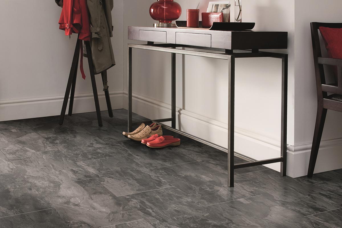 Krono Original Atlantic 8 Nightfall Slate Tile Effect Laminate 8ORK389XLPP