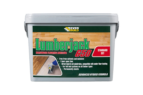 Lumberjack 650 Wood Flooring Adhesive 14KG 15m2 LJACK65014
