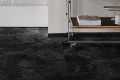 Moduleo LayRed 70999 Mustang Slate Tile Built-in Underlay MODLR41150ST
