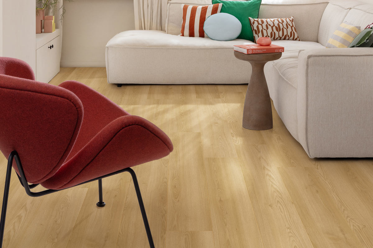 Moduleo LayRed 13850 Herringbone Dingle Oak Click Vinyl Flooring Built-in Underlay MODLR49160HB